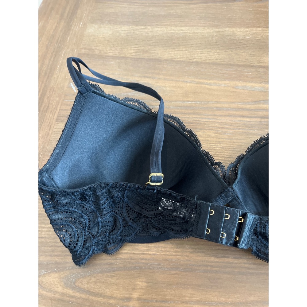Victoria's Secret Very Sexy Black‎ Lace Push Up Bra 36D - Picture 4 of 7